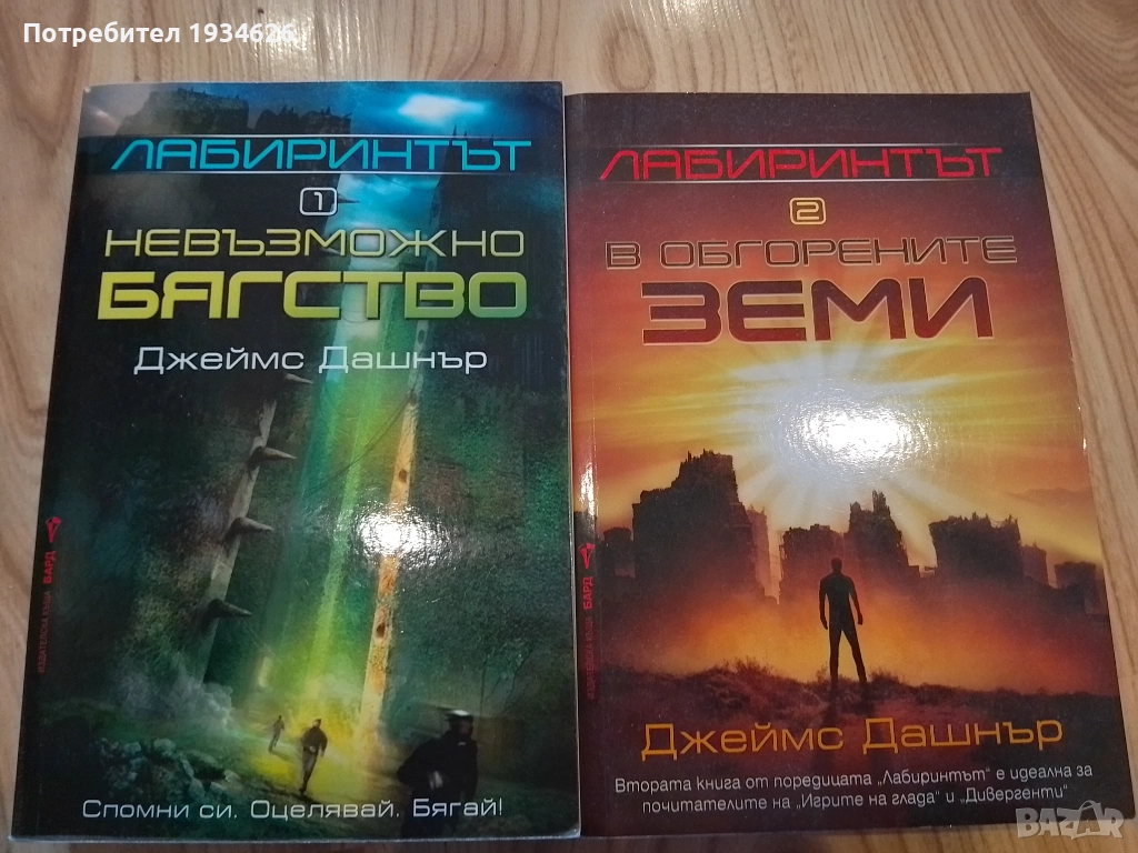 "Лабиринтът" от Джеймс Дашнър, снимка 1