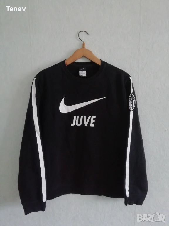 Juventus Nike Juve оригинално блуза памучна черна Ювентус размер L, снимка 1