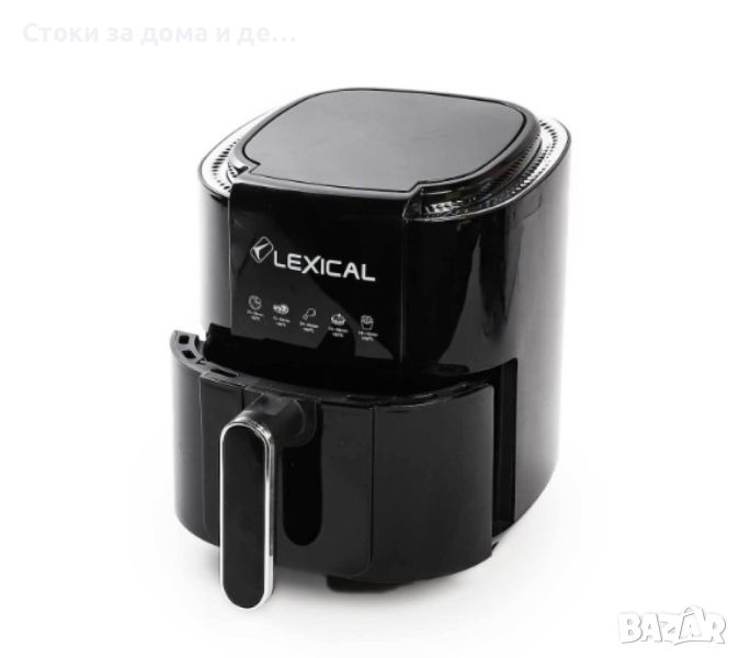 ✨Фритюрник с горещ въздух Lexical Airfryer LAF-3011-1/2 1200W 3.5L бял/черен (Н) , снимка 1