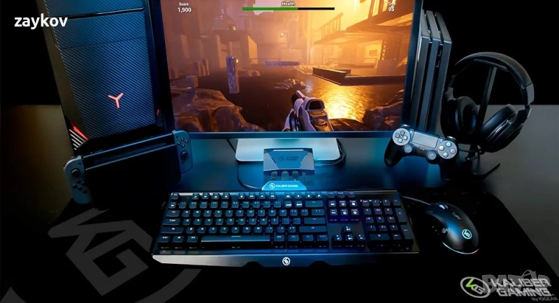 KeyMander 2 3Play конвертор за споделяне на клавиатура/мишка за Switch - esport за PC, снимка 1
