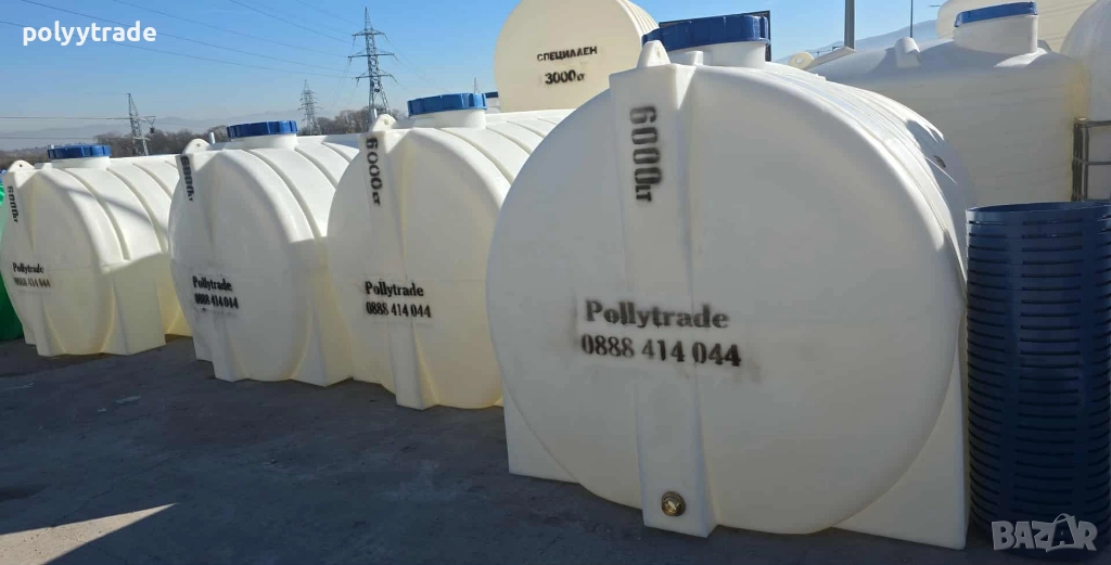 6м3/ 6 000LT./ЦИСТЕРНИ/ БИДОНИ/ ЗА ВОЗЕНЕ,ЗА РЕМАРКЕ... Горива: Вертикални и Хоризонтални , снимка 1