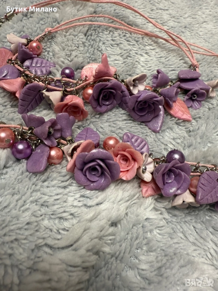 Колие и гривна ръчна изработка, снимка 1