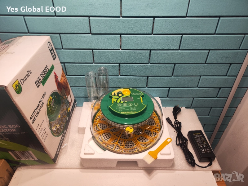 Dural's DX5 Автоматичен инкубатор за 18 яйца с CE сертификат, снимка 1