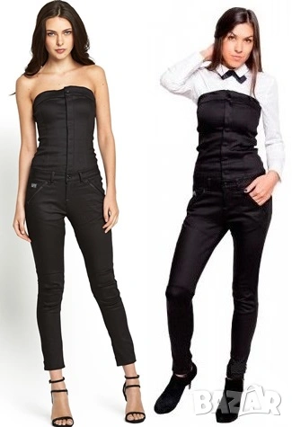 G-Star Raw Pavan Ankle Suit оригинален черен гащеризон XS и L, снимка 1