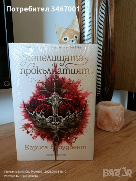 Пепелищата и прокълнатият крал Кн. 2 Короните на Наяксия (Твърда корица), снимка 1