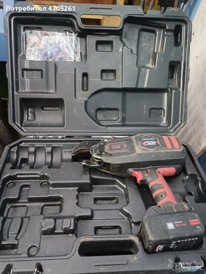 акумулаторна машина за връзване на арматура ATDV pisto 40, снимка 1