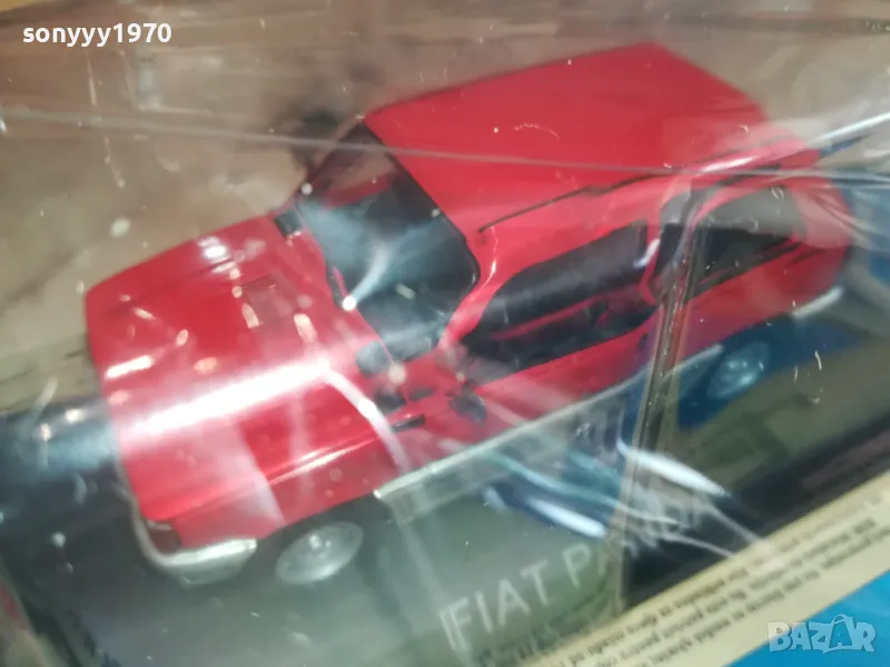 FIAT PANDA RED METAL CAR 2504251619, снимка 1
