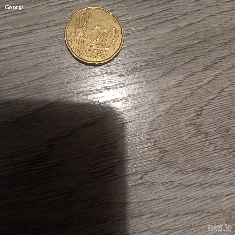 Продавам 20 евро цента – Франция, 1999, снимка 1