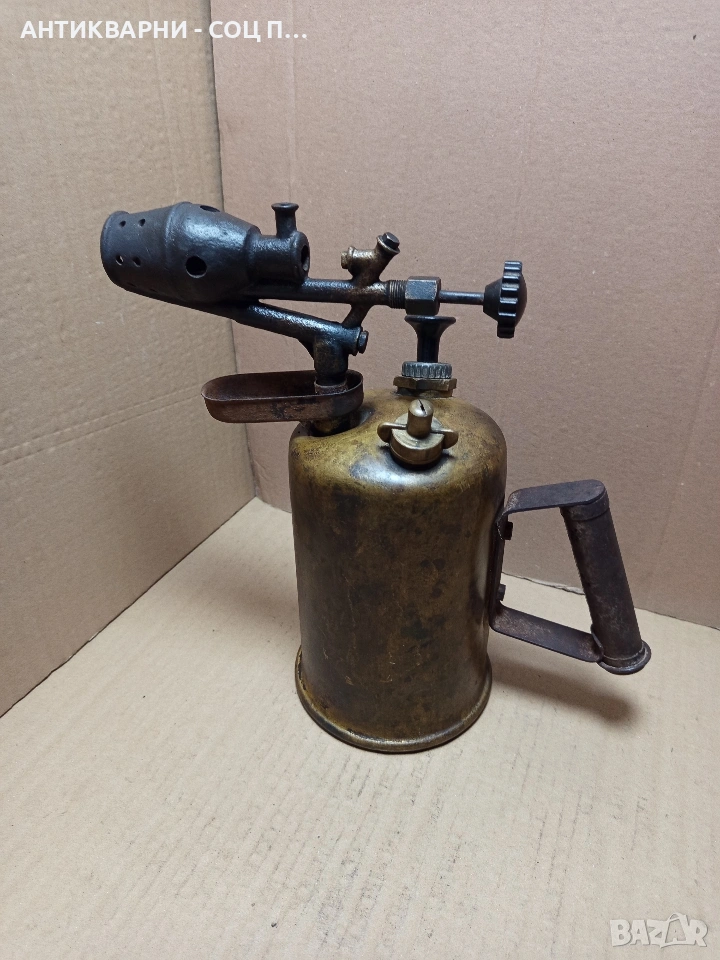 Соц Стара Бензинова Лампа Пърлачка Горелка. Номер 505., снимка 1