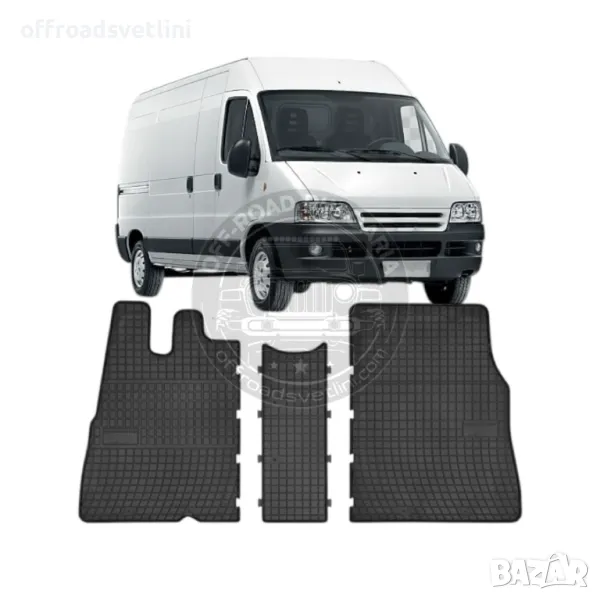 Полски Гумени стелки за бус Citroen Jumper 2 Gen 1994 2006, снимка 1
