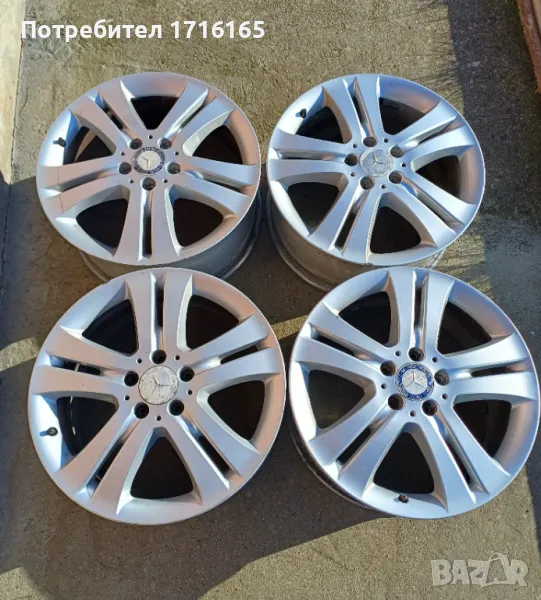 18" MERCEDES ОРИГИНАЛНИ АЛУМИНИЕВИ ДЖАНТИ , снимка 1