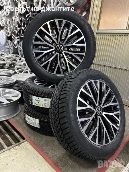 Джанти с Нови зимни Гуми за VW Golf 5 6 7 8 Caddy Touaran T-Roc Skoda Octavia , снимка 1