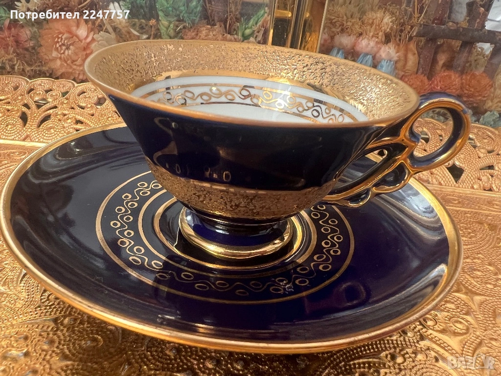 Двоен сет порцелан Echt Kobalt, снимка 1