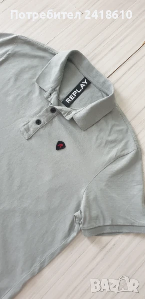 Replay Milano  Slim Fit Cotton Mens Size L /  XL ОРИГИНАЛ! Мъжка Тениска!, снимка 1