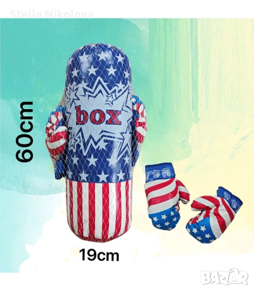 Детска боксова круша с ръкавици, 60 см., снимка 1