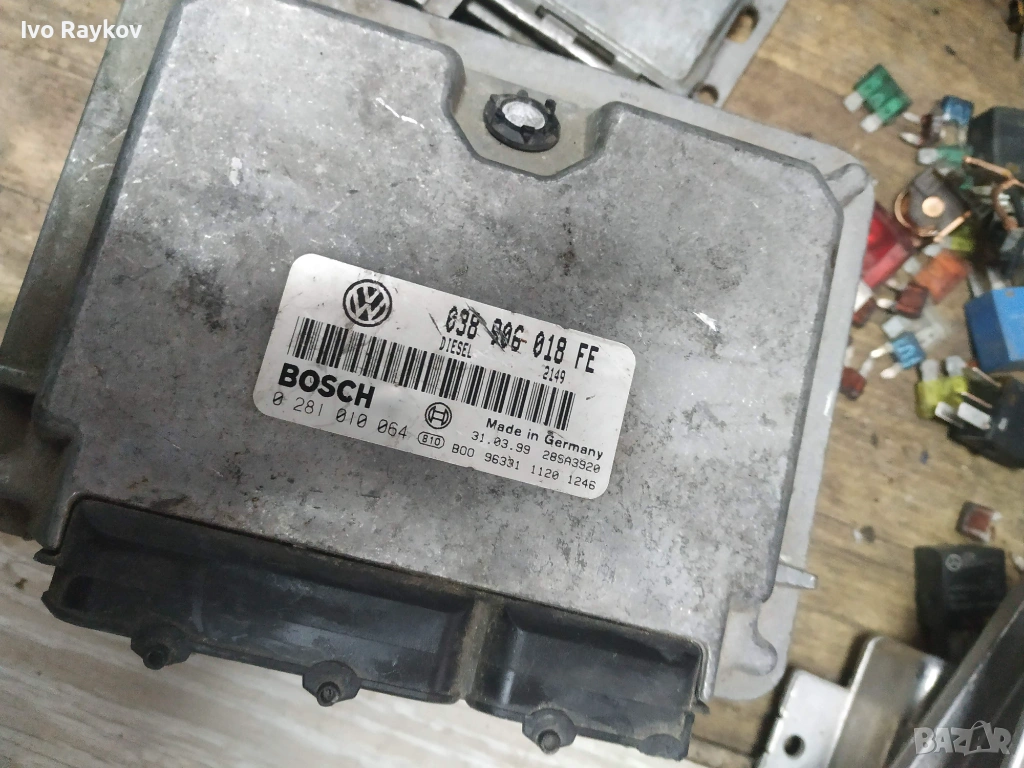 компютър VW VOLKSWAGEN PASSAT 1.9 TDI 038906018FE, 038 906 018 FE, BOSCH, 0281010064, снимка 1