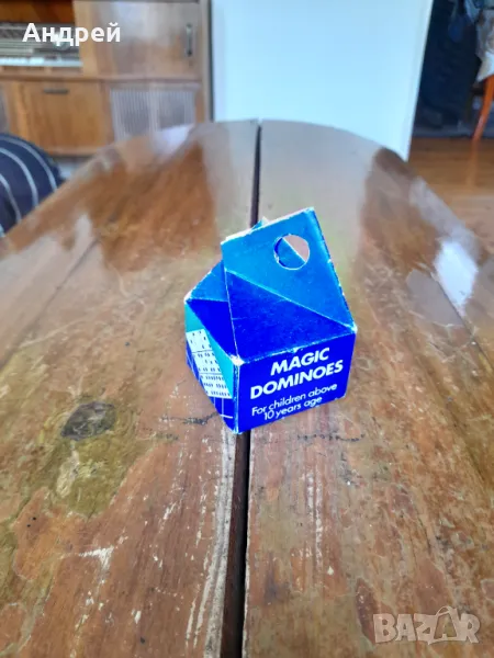 Стар играчка за редене,подреждане Magik Dominoes, снимка 1