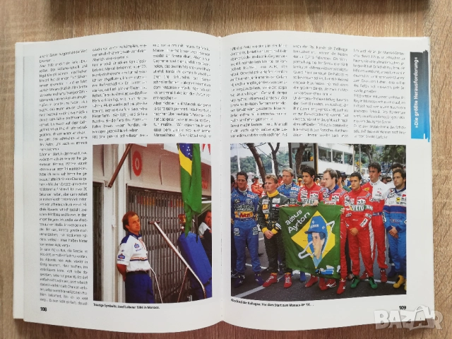 Ayrton Senna, seine siege-sein vermachtnis, Karin Strum, 1994, снимка 6 - Специализирана литература - 51828985