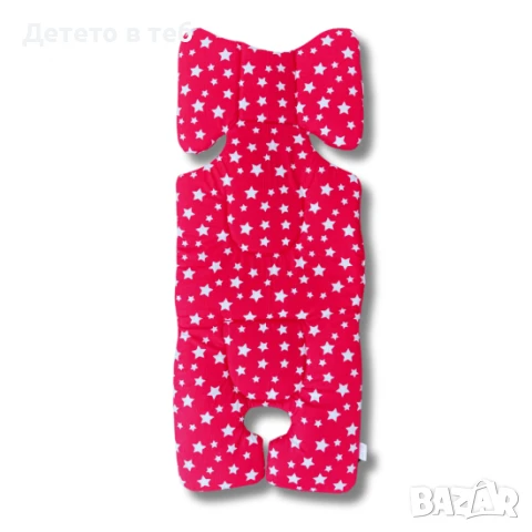 Постелка за количка супер червени звезди, снимка 1