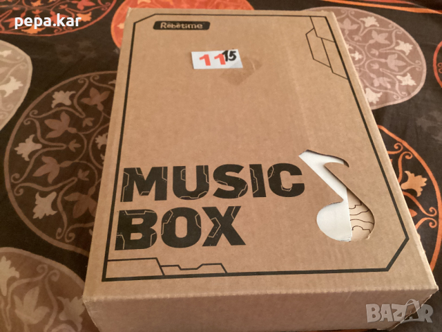 Music box. Дървен 3Д пъзел робот , в кутия нов , снимка 7 - Игри и пъзели - 37594793