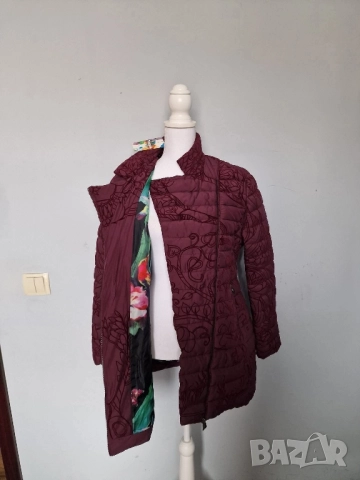 Страхотно дамско зимно яке палто DESIGIAL размер 42 , ново с етикет , снимка 2 - Якета - 52399350