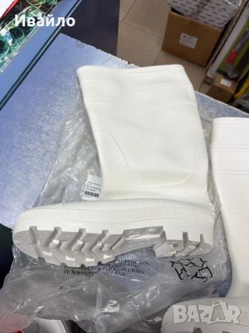 Бели гумени ботуши Wurth, снимка 3 - Мъжки ботуши - 53995100