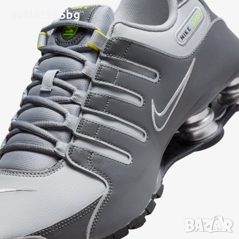 Nike - Shox NZ номер 43,45 мъжки сиви Оригинал Код 7601, снимка 8 - Маратонки - 53295023