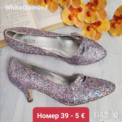 РАЗПРОДАЖБА на стилни дамски обувки на ток номер 39 , снимка 6 - Дамски обувки на ток - 54015328