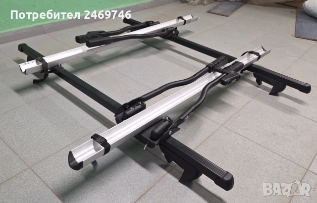 Багажници CRUZ RACE за 2 бр. велосипеди за таван на автомобил и напречни греди., снимка 3 - Аксесоари и консумативи - 53747421