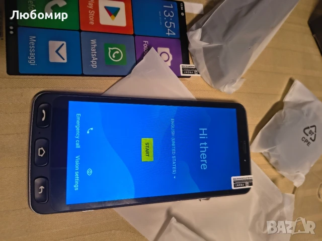 SAIET - Mobile Smart Senior STS550 - 4G и Bluetooth мобилен телефон за възрастни - Големи букви , снимка 5 - Други - 51315594