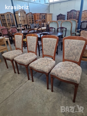 Масивни Столове-4 бр -внос от Германия!ОБЯВЕНАТА ЦЕНА Е ЗА БРОЙ!, снимка 2 - Столове - 51768452