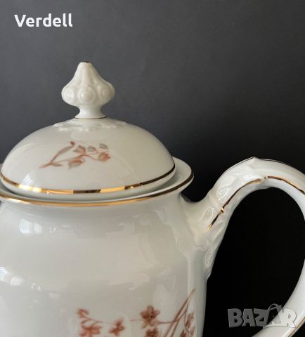 Порцеланов сервиз за чай на Carl Tielsch - Altwasser 1930, снимка 12 - Сервизи - 45359888