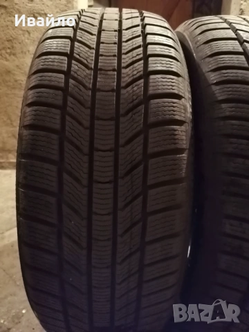 Продавам 2 броя зимни гуми 215.55.17 на 1 сезон дот 2022 Контентал , снимка 2 - Гуми и джанти - 54064872