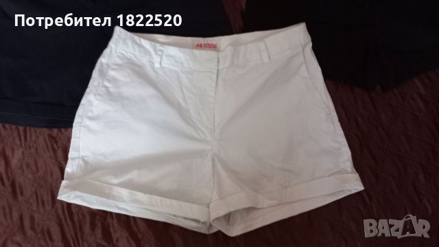 Бели къси гащи H&M , снимка 1 - Къси панталони и бермуди - 45806397