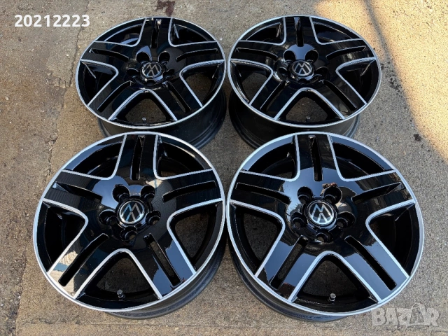 4 броя алуминиеви джанти за Volkswagen Golf,Bora,Polo 15, снимка 5 - Гуми и джанти - 53616338