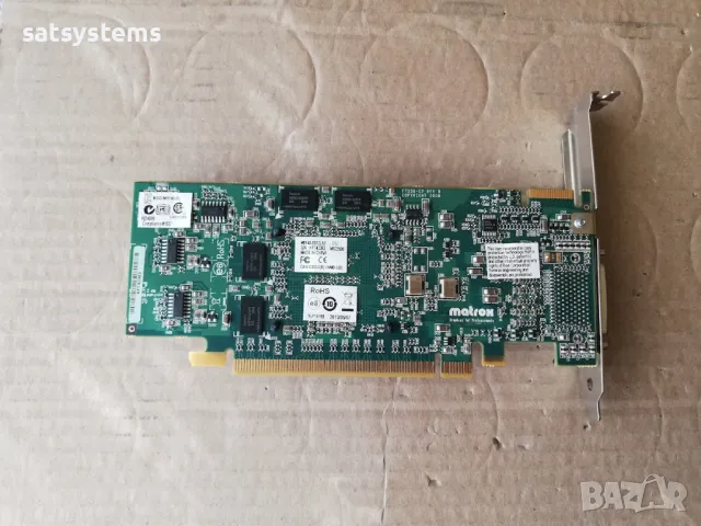 Matrox M9140-E512LAF 512MB GDDR2 PCI-E Workstation Video Card, снимка 8 - Видеокарти - 48134066