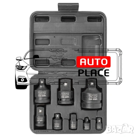 Ударни адаптери - преходници за гедоре 8 части RockForce, снимка 3 - Други инструменти - 53898002