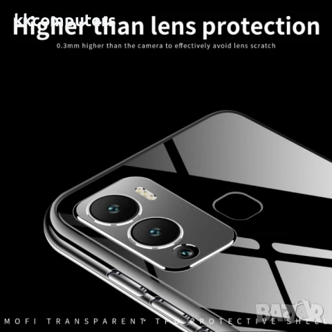 Infinix Hot 12i MOFI Силиконов Калъф TPU и Протектор, снимка 4 - Калъфи, кейсове - 51274779