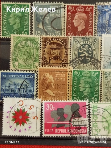 Стари пощенски марки от цял свят смесени СВЕТОВНИ ЛИДЕРИ за КОЛЕКЦИЯ 51619, снимка 2 - Филателия - 53232980