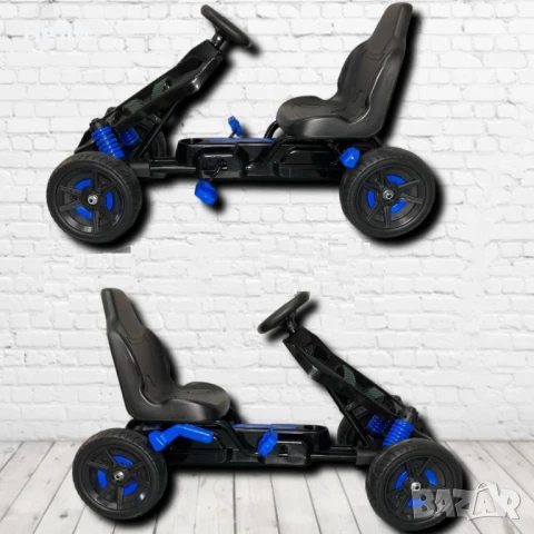 КАРТИНГ С педали TANK G23 С МЕКИ ГУМИ, снимка 8 - Детски велосипеди, триколки и коли - 51038806