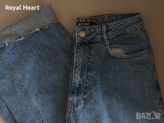 Дънки Missguided | Tall Ripped Knee - 36 , снимка 6 - Дънки - 54301268