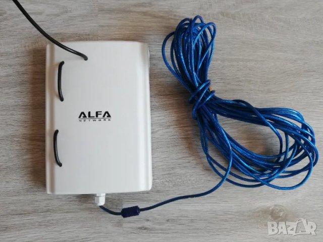 USB Wi-Fi + допълнителна антена 16dbi, снимка 2 - Мрежови адаптери - 50421098