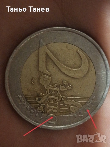 Френска монета от 2Евро Дървото на живота 2001г, снимка 3 - Нумизматика и бонистика - 54046245