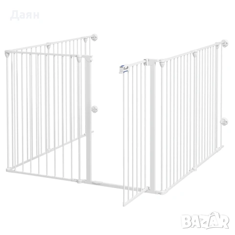 Сгъваема кошара за кучета PawHut, 6 панела, модулна клетка  за кучета , снимка 5 - За кучета - 53453160