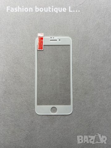 Стъклен протектор с бяла рамка за айфон 6 / 7 / 8 🤍, снимка 2 - Калъфи, кейсове - 45714710