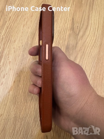 Iphone 14 Pro Genuine Leather Apple Case, снимка 4 - Калъфи, кейсове - 52795676