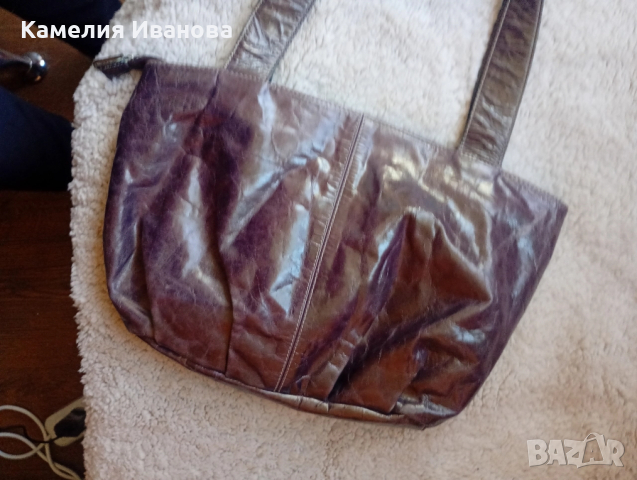 Кожени италиански  чанти Lisa Tucci,4 в 1 комплект -чанта,несесер,портмоне и калъфче, снимка 2 - Раници - 50845730