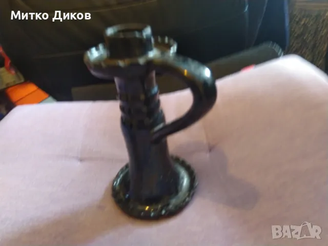 Керамична стойка за една свещ, снимка 4 - Декорация за дома - 50257802