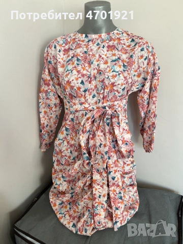 Дамска рокля на цветя, снимка 2 - Рокли - 53136614