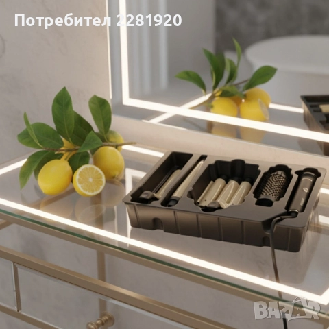 Мултифункционален комплект за оформяне на коса 4 в 1!, снимка 2 - Маши за коса - 52849879